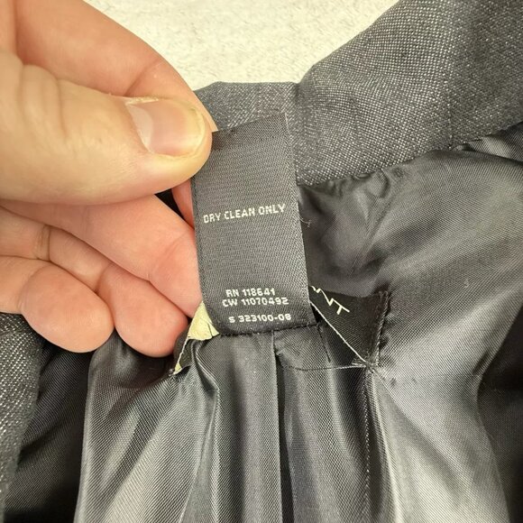 Lane Bryant 1-Button Dark Blue Denim Blazer - Picture 15 of 15